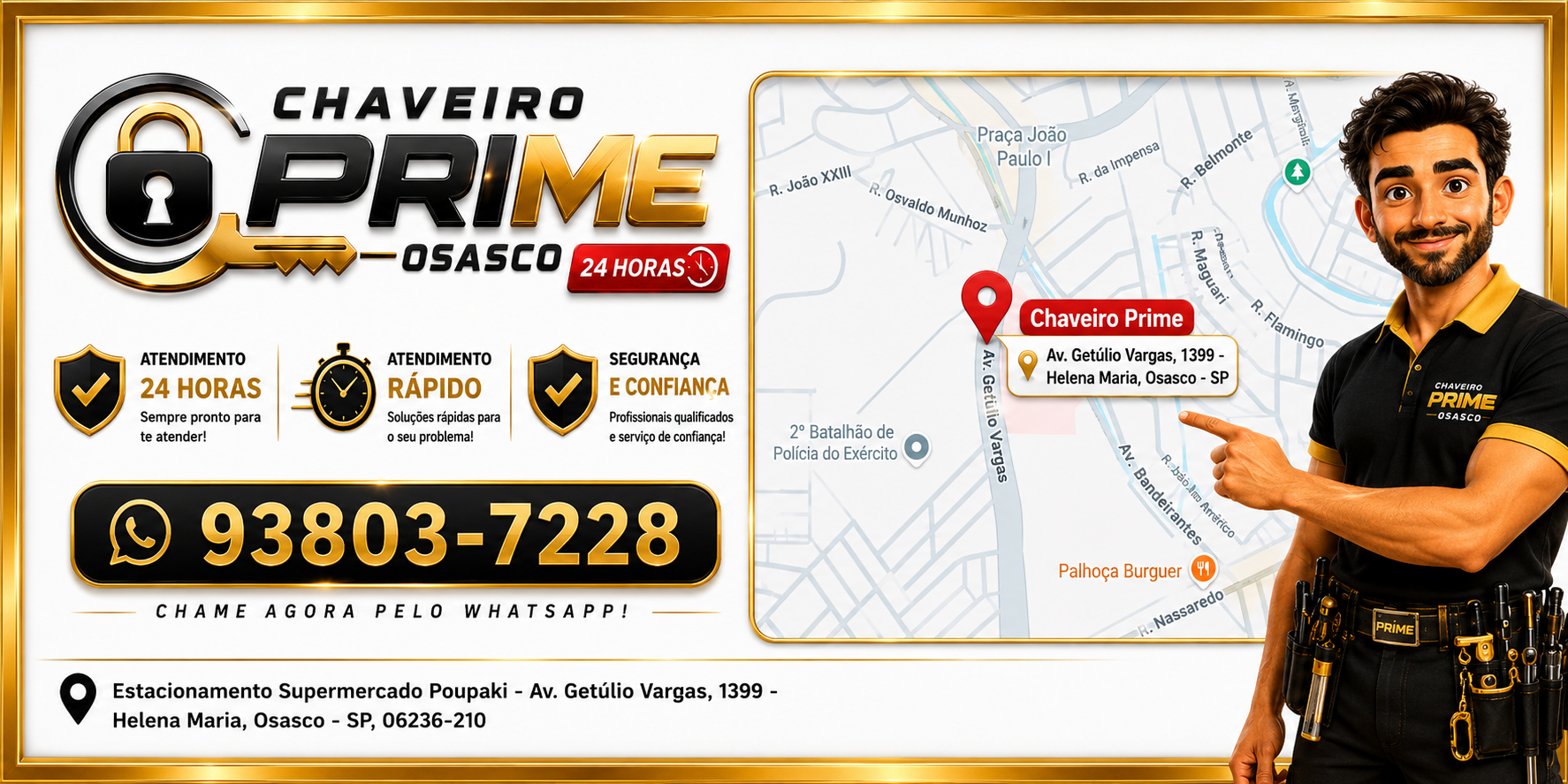 chaveiro Osasco 24 horas
